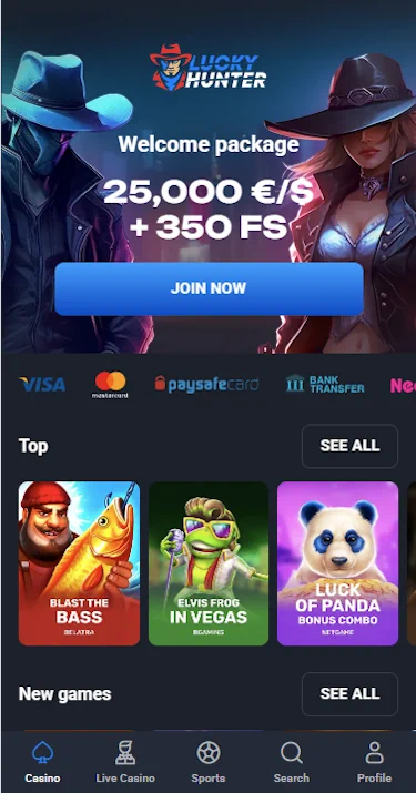 Lucky Hunter Casino